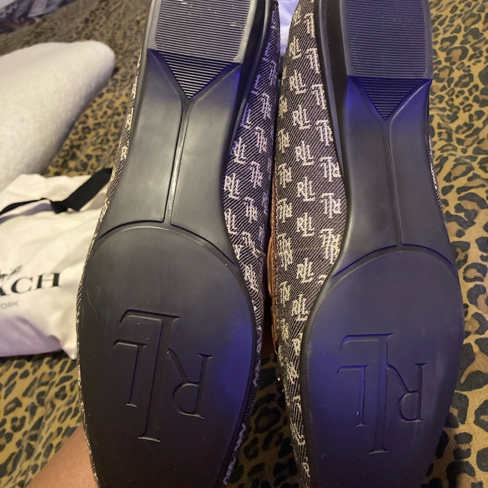 Ralph Lauren Black and Brown Men's Shoes